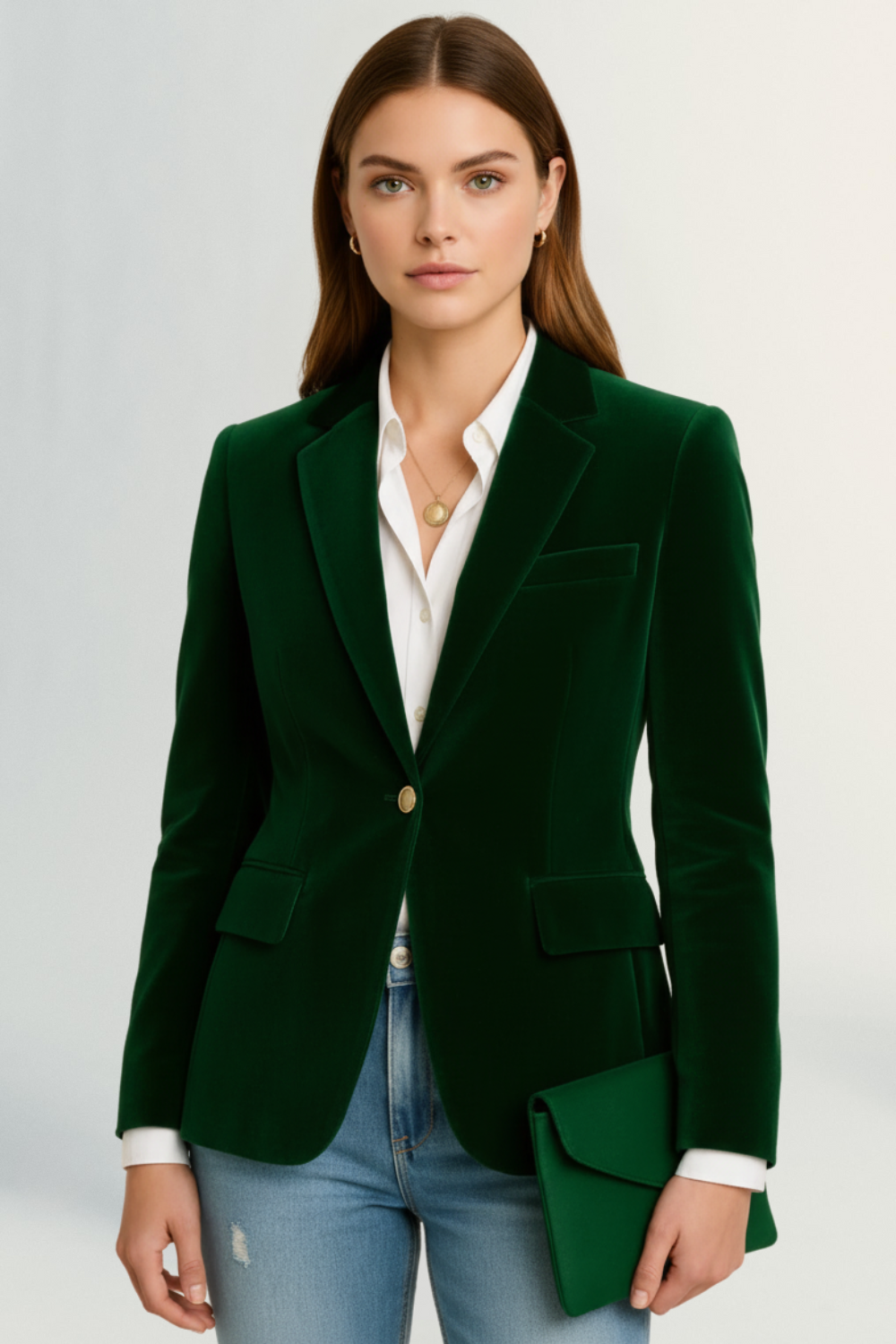 Colette | Women’s Velvet Tailored Blazer