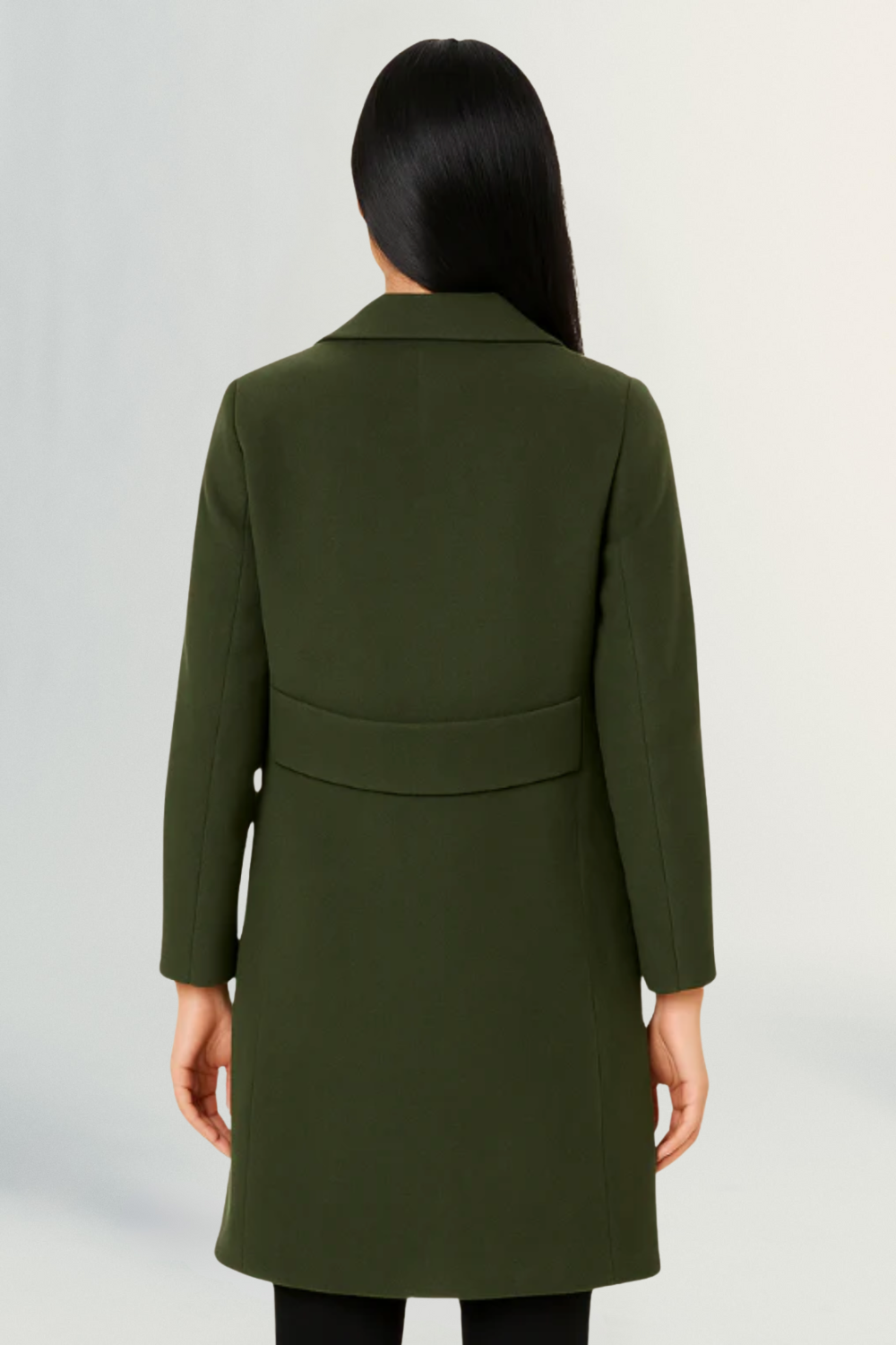Éliane | Women’s Tailored Wool Long Coat