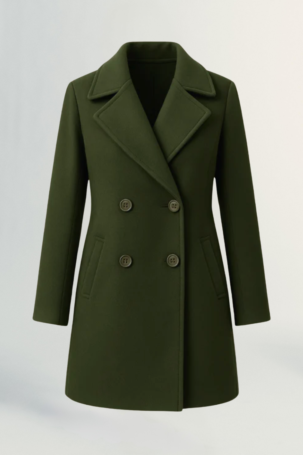 Éliane | Women’s Tailored Wool Long Coat