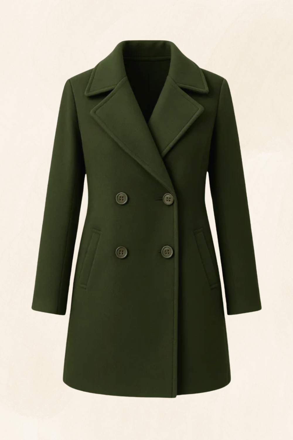 Éliane | Women’s Tailored Wool Long Coat