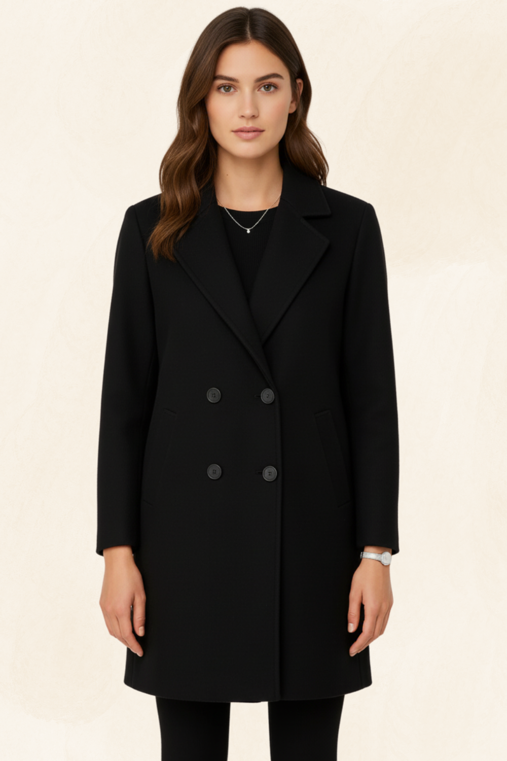 Éliane | Women’s Tailored Wool Long Coat
