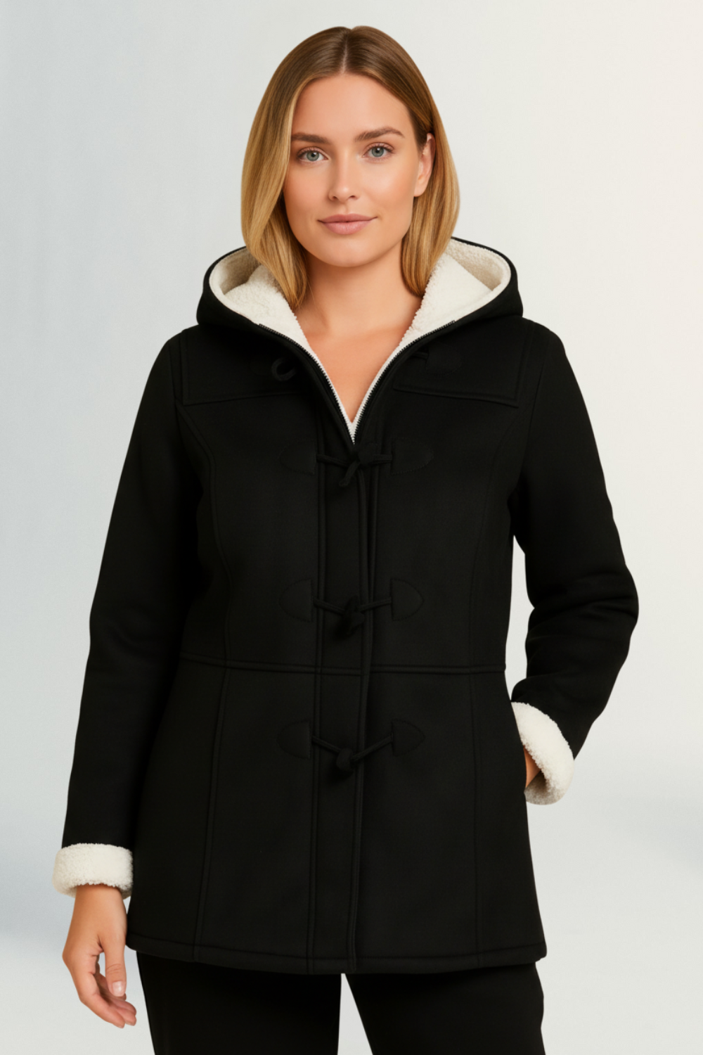Élodie Claire | Women's Luxe Fleece-Lined Coat