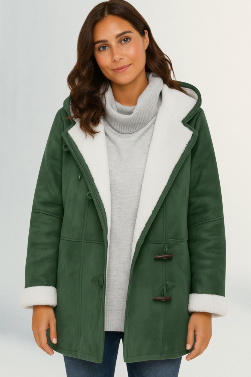 Élodie Claire | Women's Luxe Fleece-Lined Coat