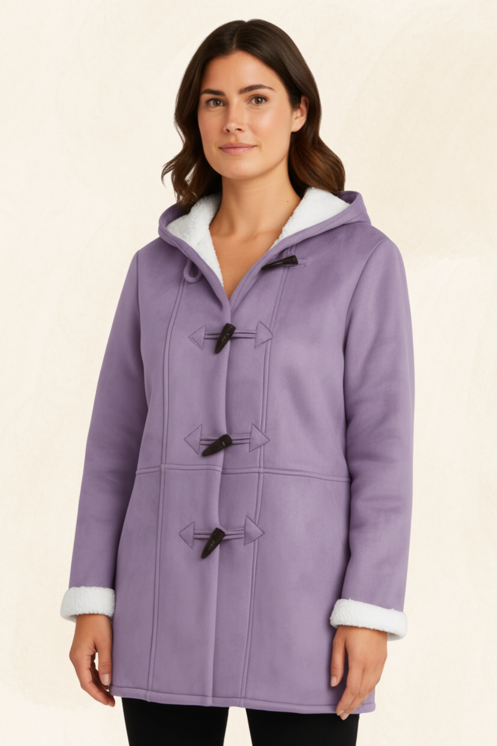 Élodie Claire | Women's Luxe Fleece-Lined Coat