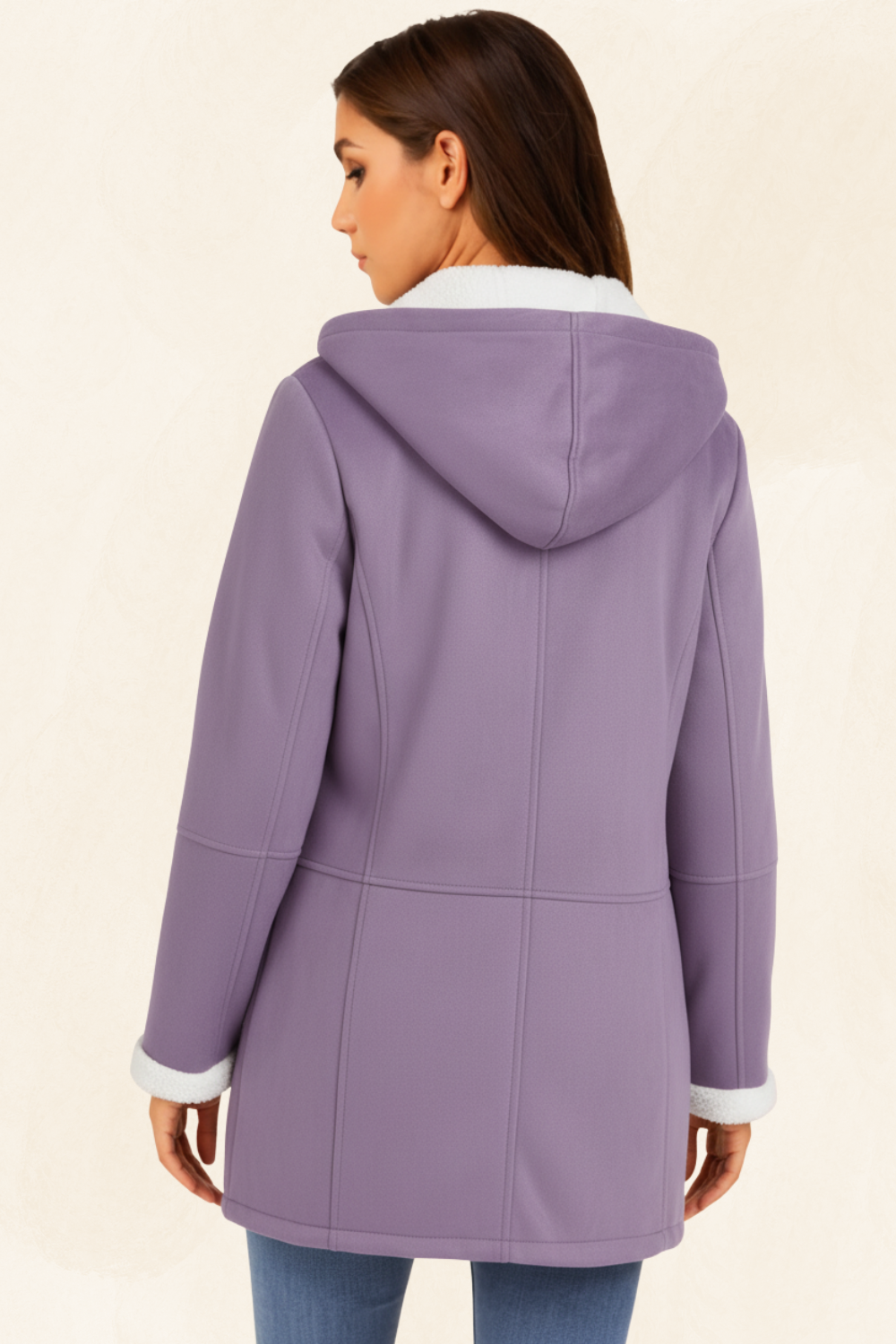 Élodie Claire | Women's Luxe Fleece-Lined Coat