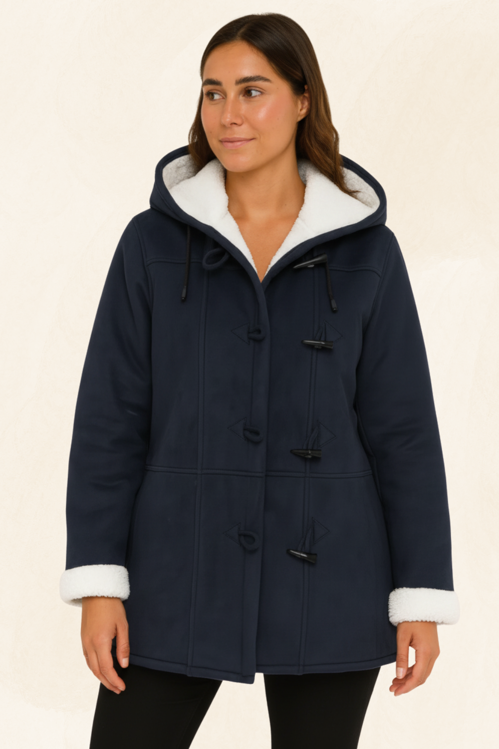 Élodie Claire | Women's Luxe Fleece-Lined Coat