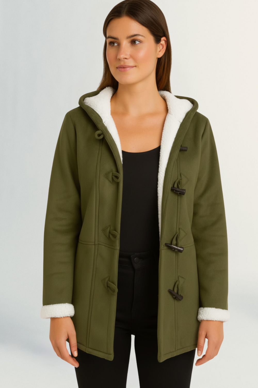 Élodie Claire | Women's Luxe Fleece-Lined Coat