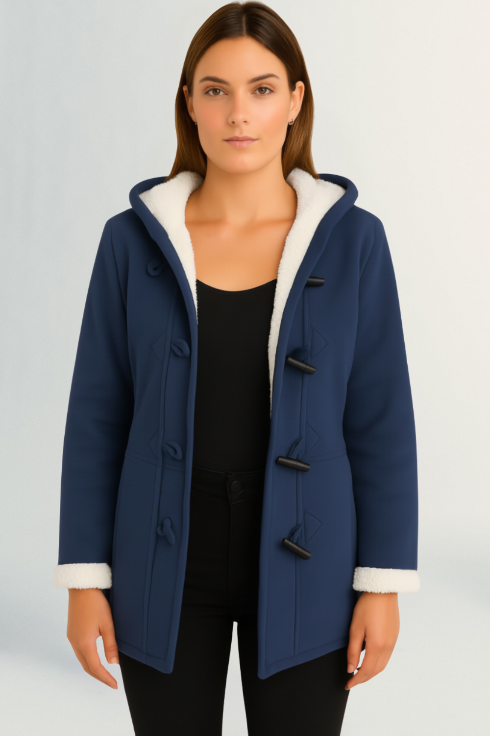 Élodie Claire | Women's Luxe Fleece-Lined Coat