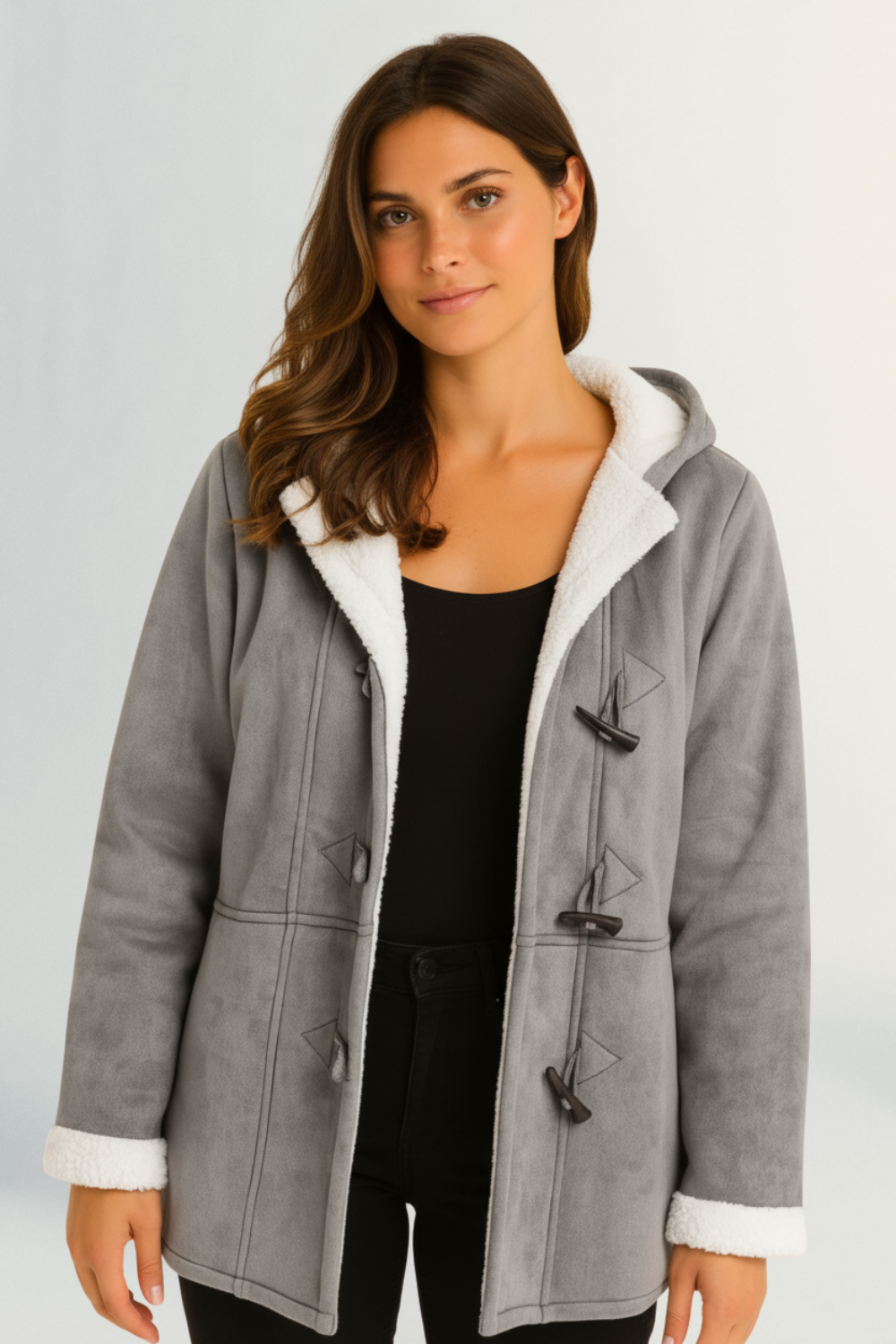 Élodie Claire | Women's Luxe Fleece-Lined Coat