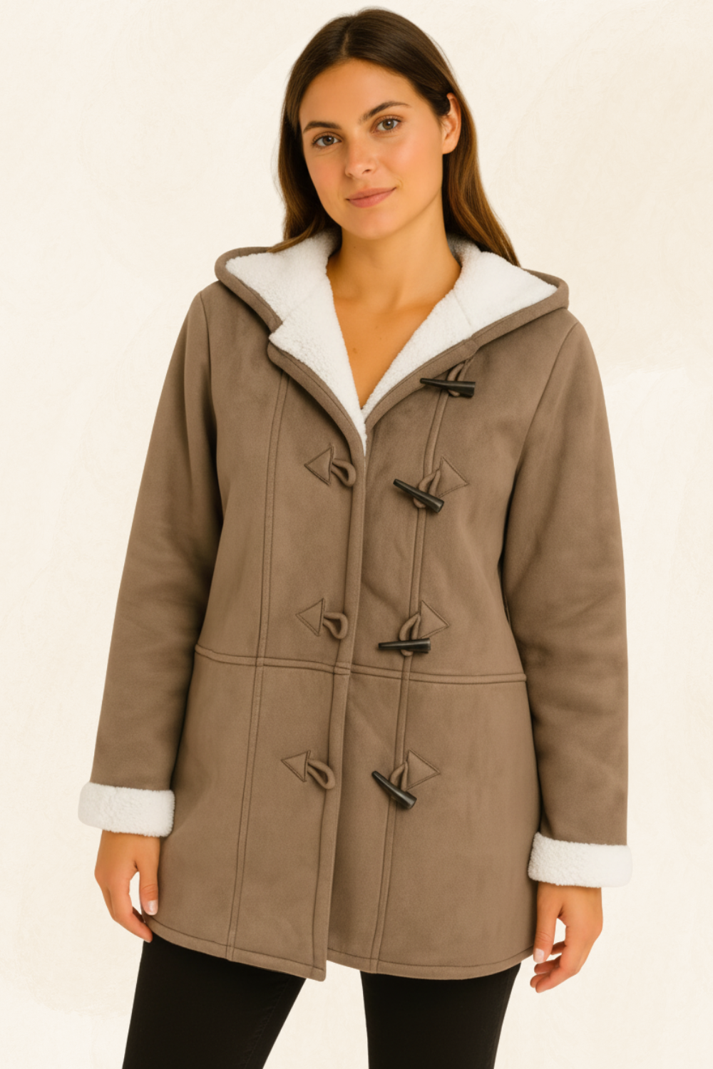 Élodie Claire | Women's Luxe Fleece-Lined Coat