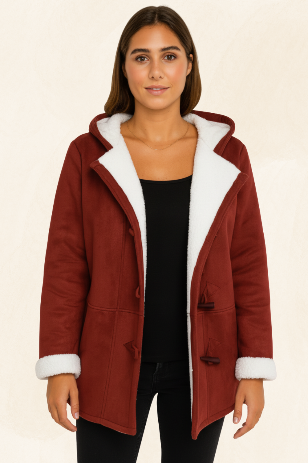 Élodie Claire | Women's Luxe Fleece-Lined Coat