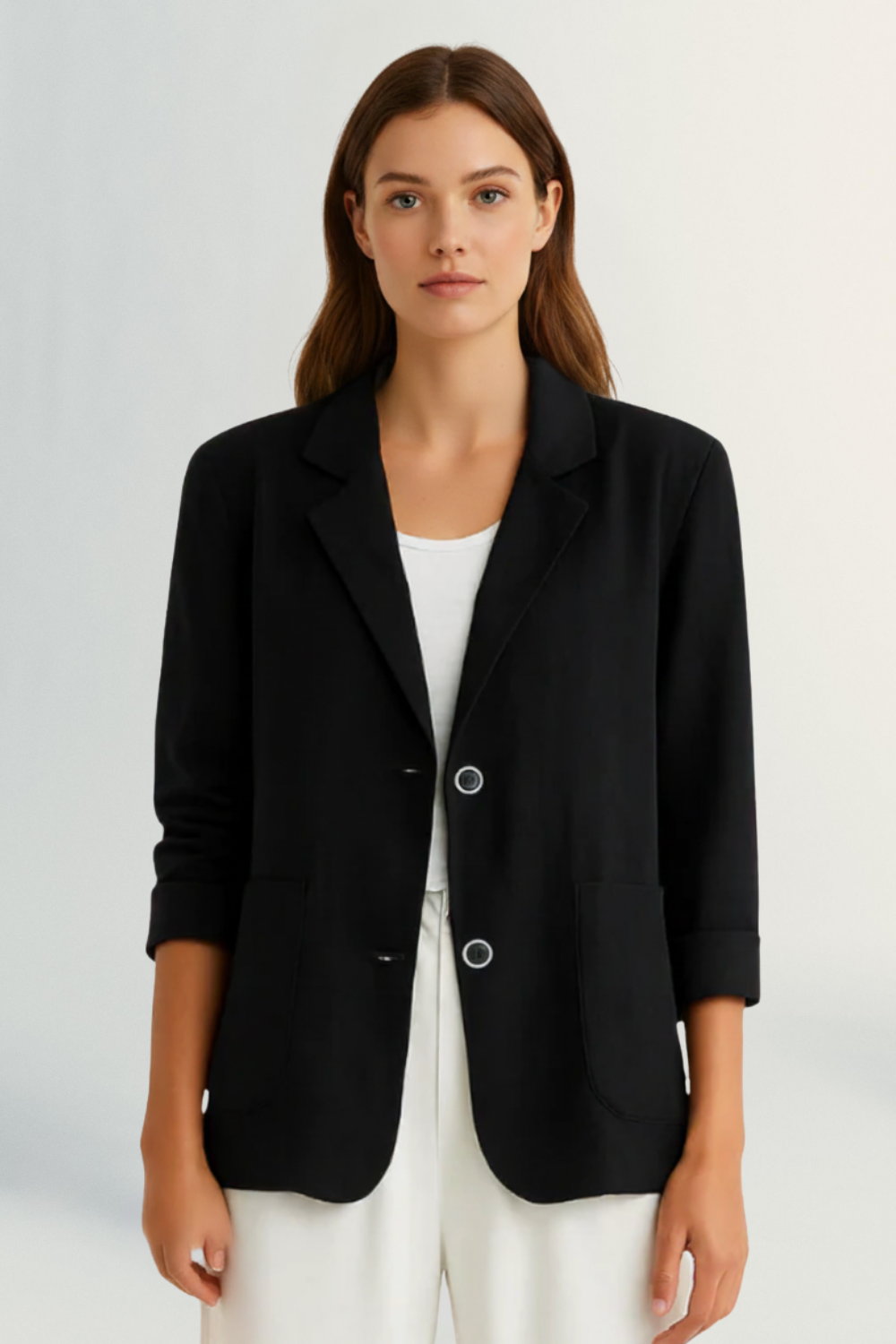 Evelyne | Women’s Luxe Sculpted Velvet Blazer