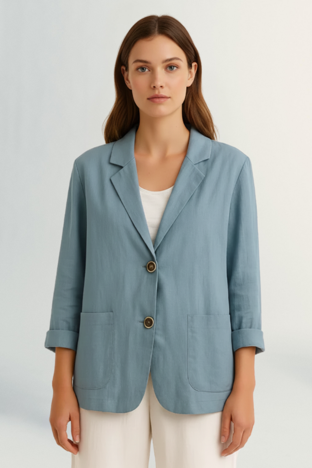 Evelyne | Women’s Luxe Sculpted Velvet Blazer