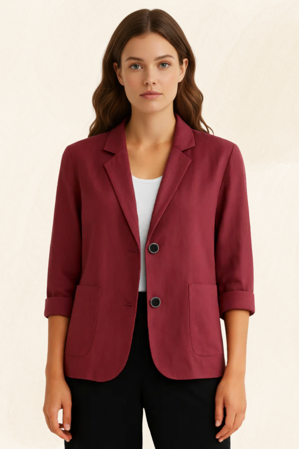 Evelyne | Women’s Luxe Sculpted Velvet Blazer