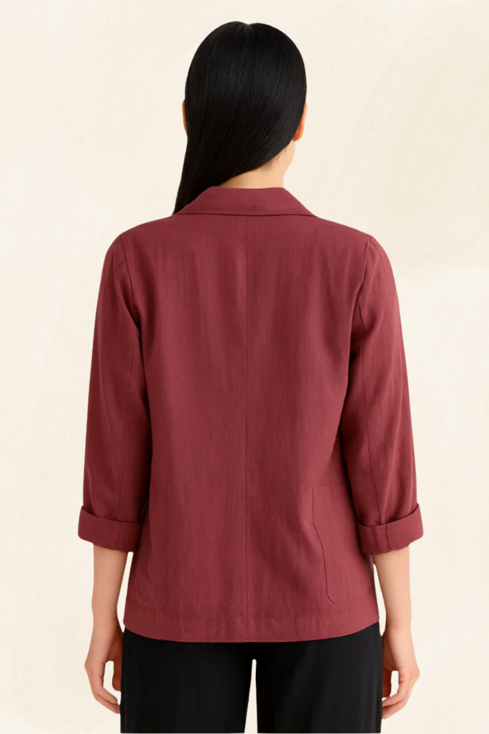 Evelyne | Women’s Luxe Sculpted Velvet Blazer