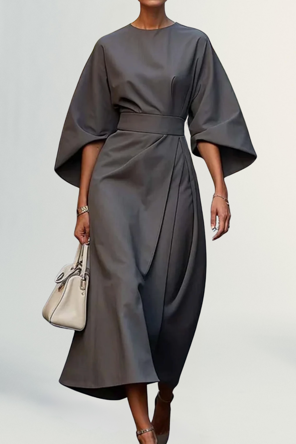 Isaline | Women’s Belted Maxi Dress