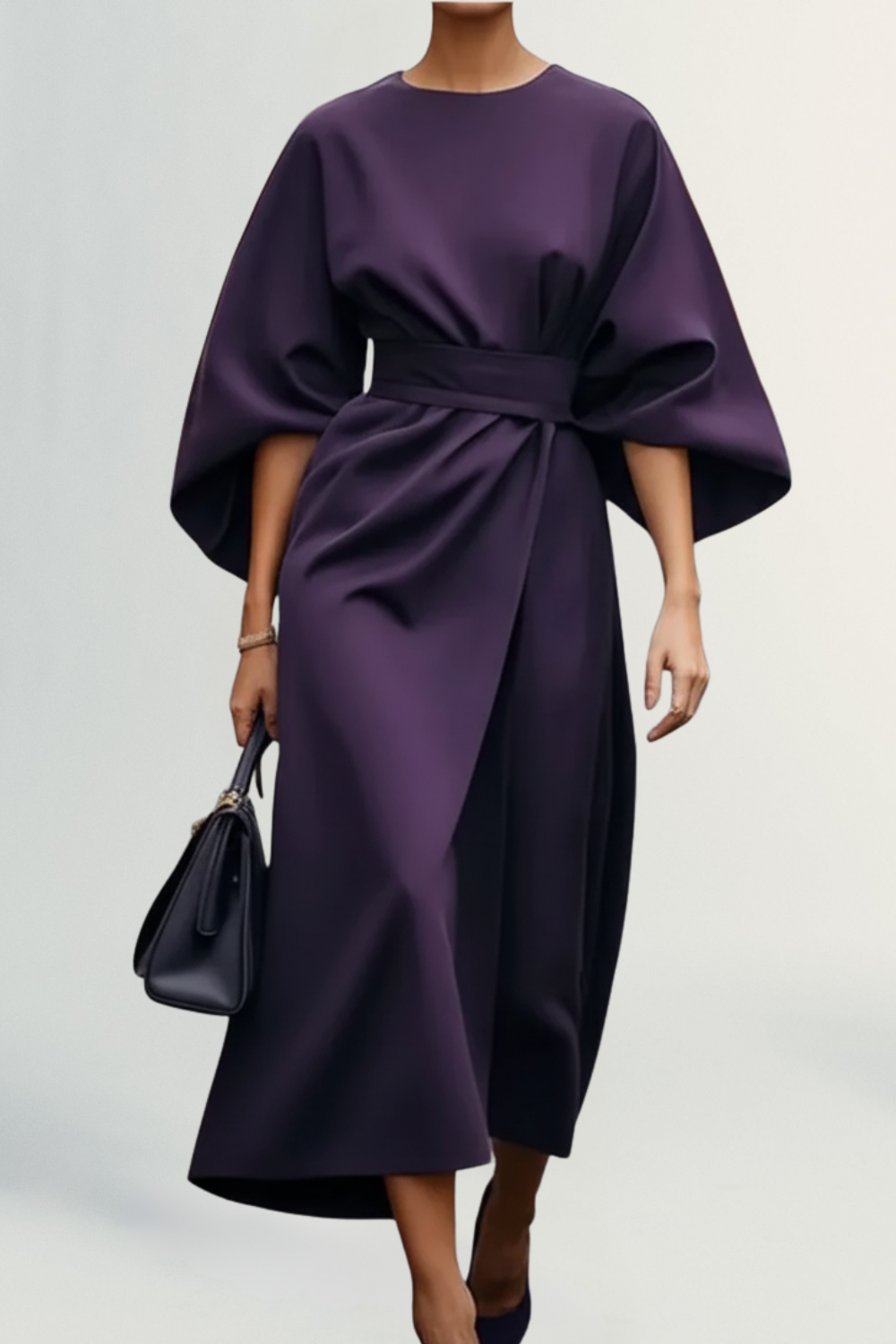 Isaline | Women’s Belted Maxi Dress