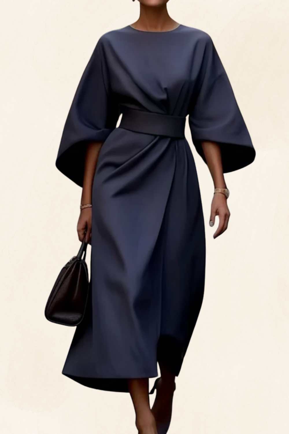 Isaline | Women’s Belted Maxi Dress