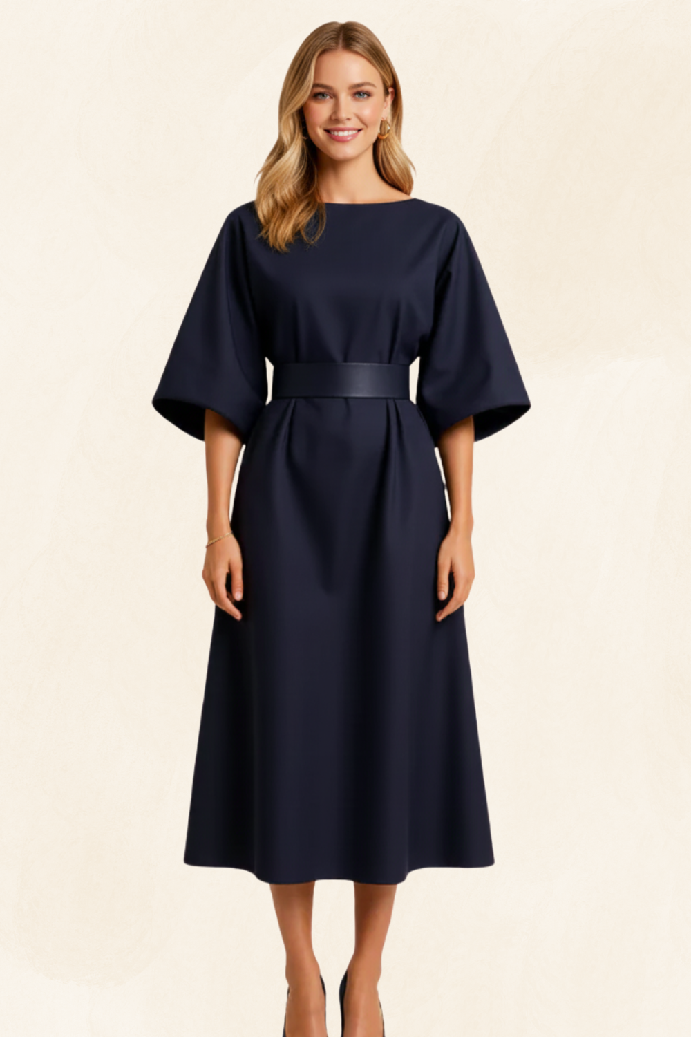 Isaline | Women’s Belted Maxi Dress