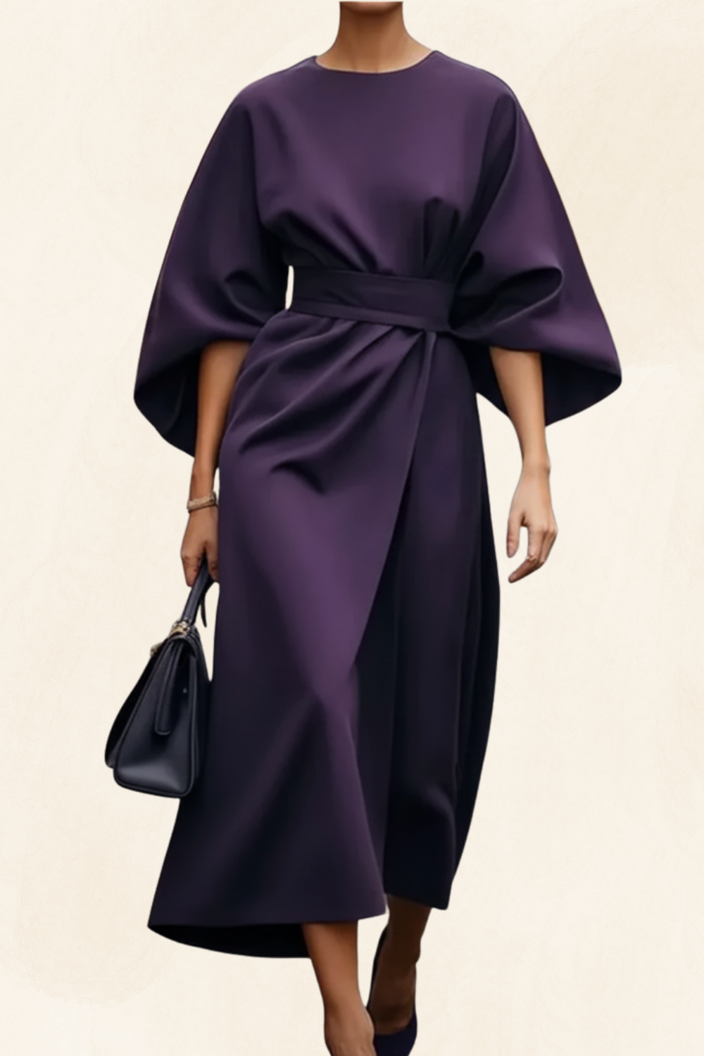 Isaline | Women’s Belted Maxi Dress