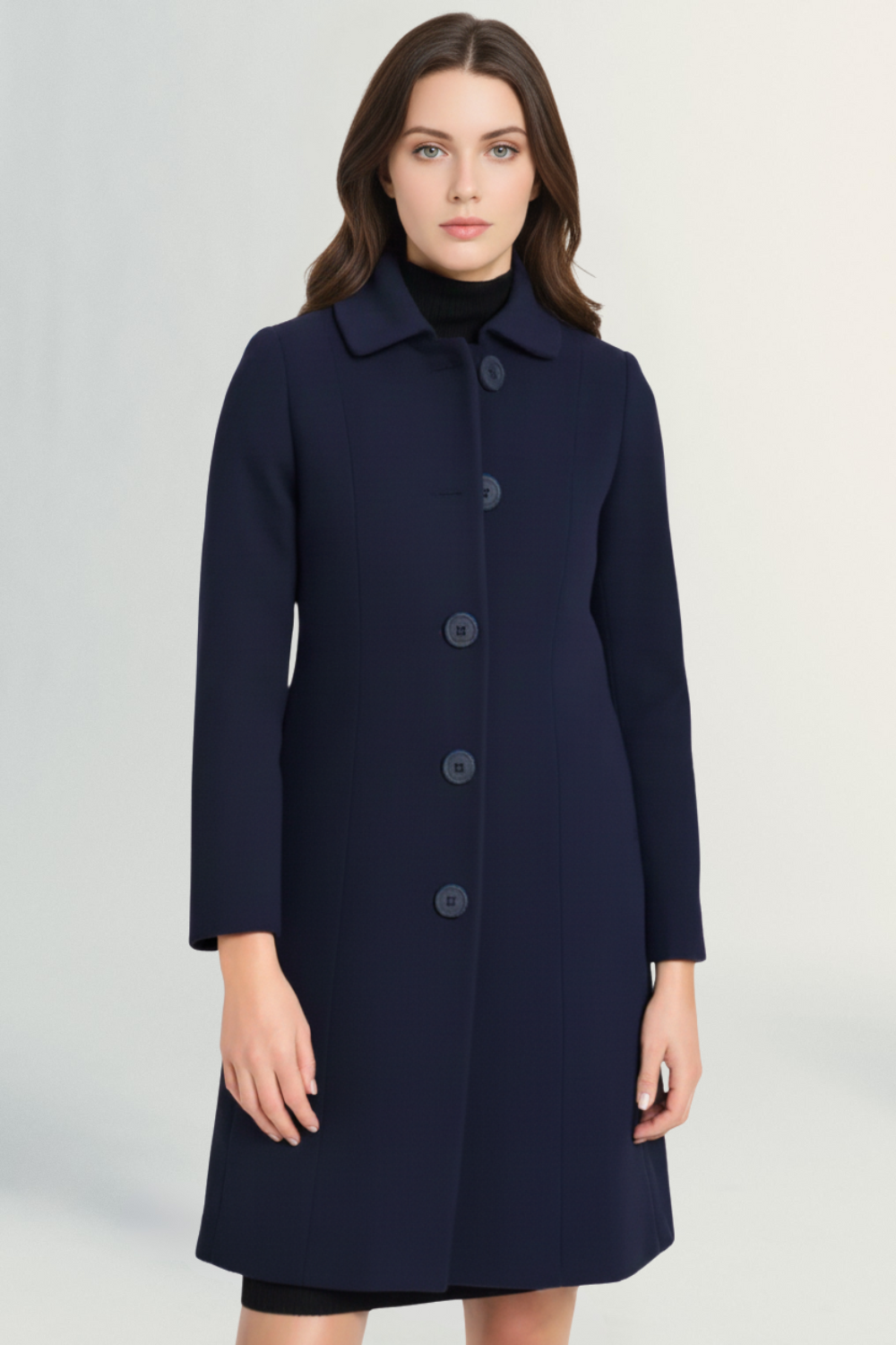 Isolde | Women’s Long Wool-Blend Elegance Coat