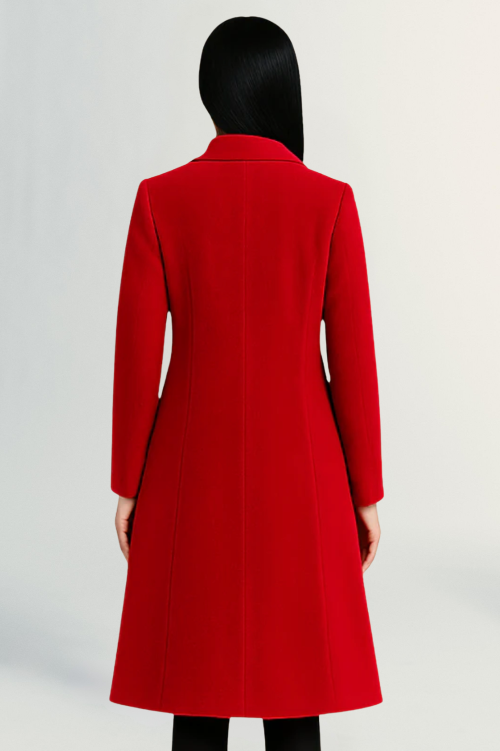 Isolde | Women’s Long Wool-Blend Elegance Coat