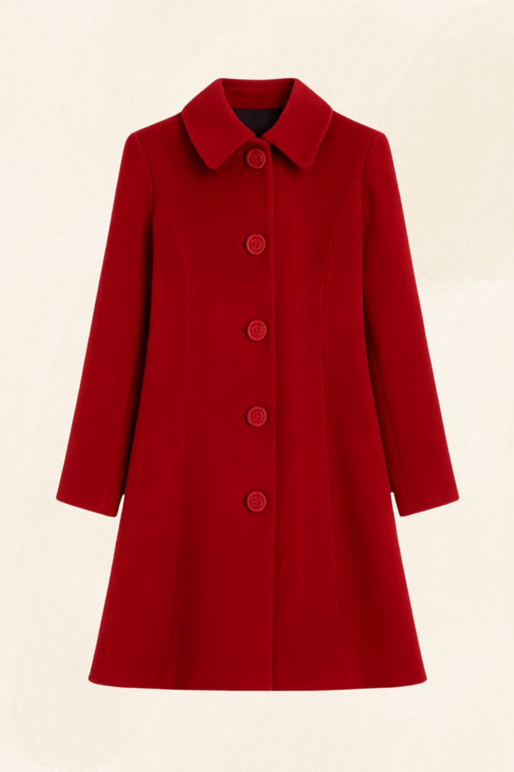 Isolde | Women’s Long Wool-Blend Elegance Coat