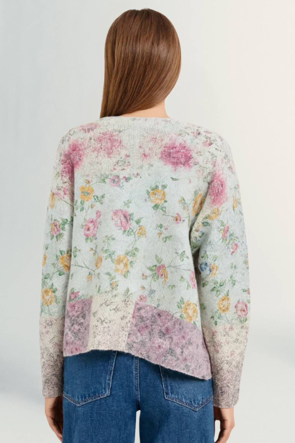 Lucienne | Women’s Floral Knit Cardigan