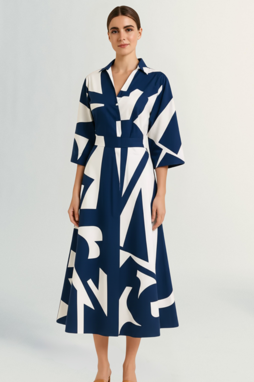 Maëlle | Women’s Elegant Shirt Dress