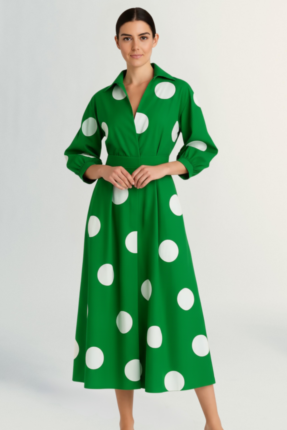 Maëlle | Women’s Elegant Shirt Dress