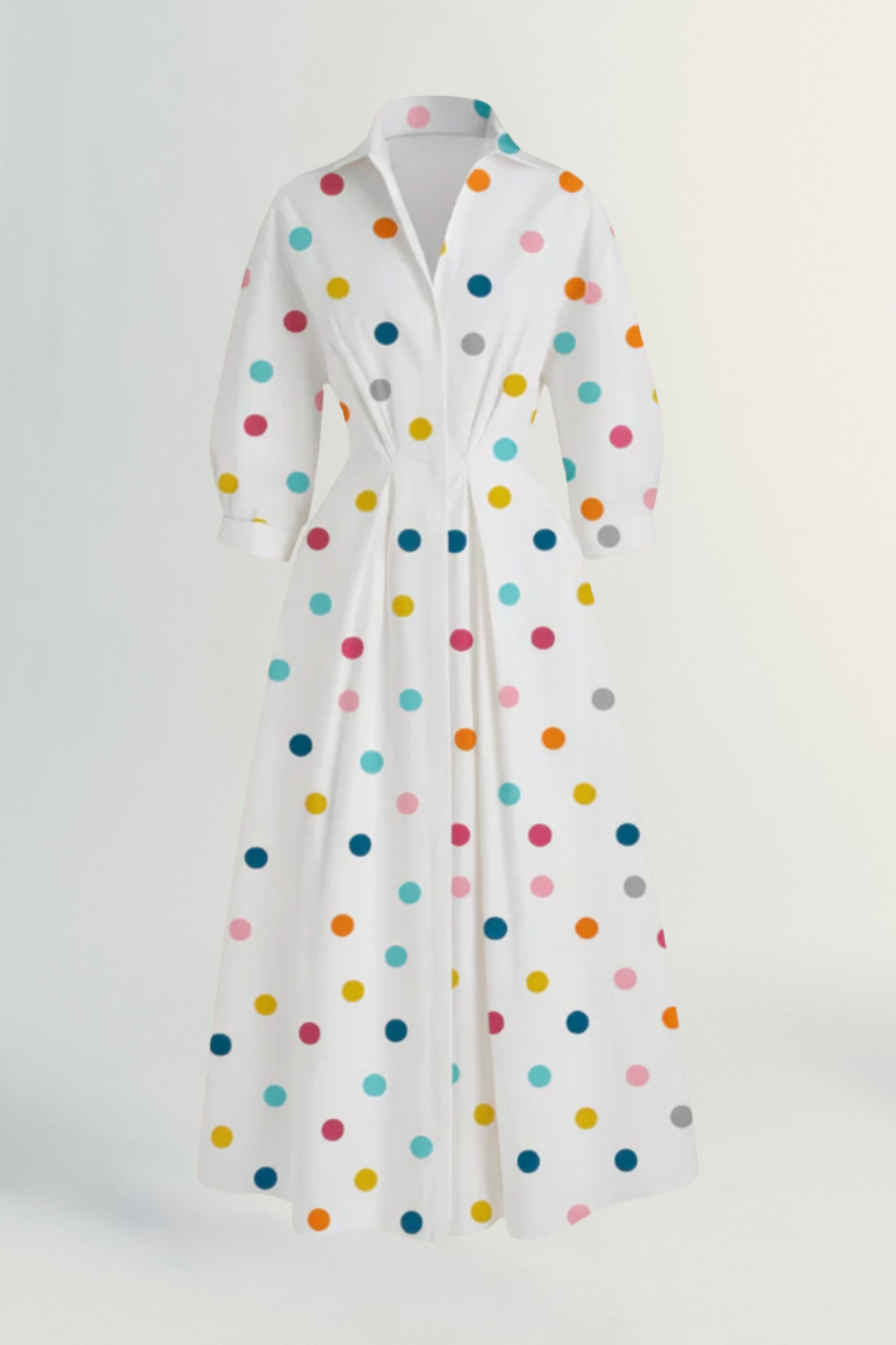 Maëlle | Women’s Elegant Shirt Dress