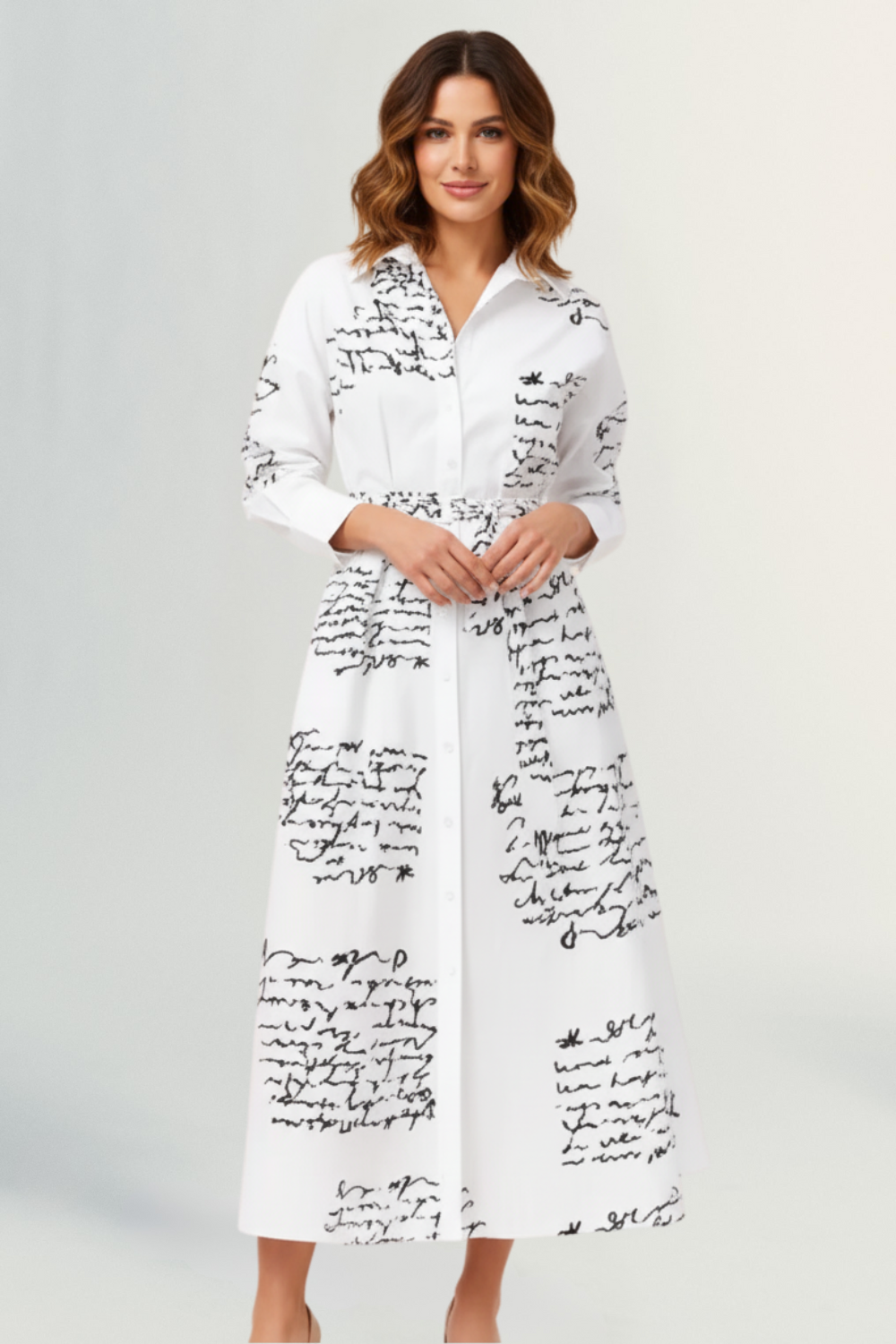 Maëlle | Women’s Elegant Shirt Dress