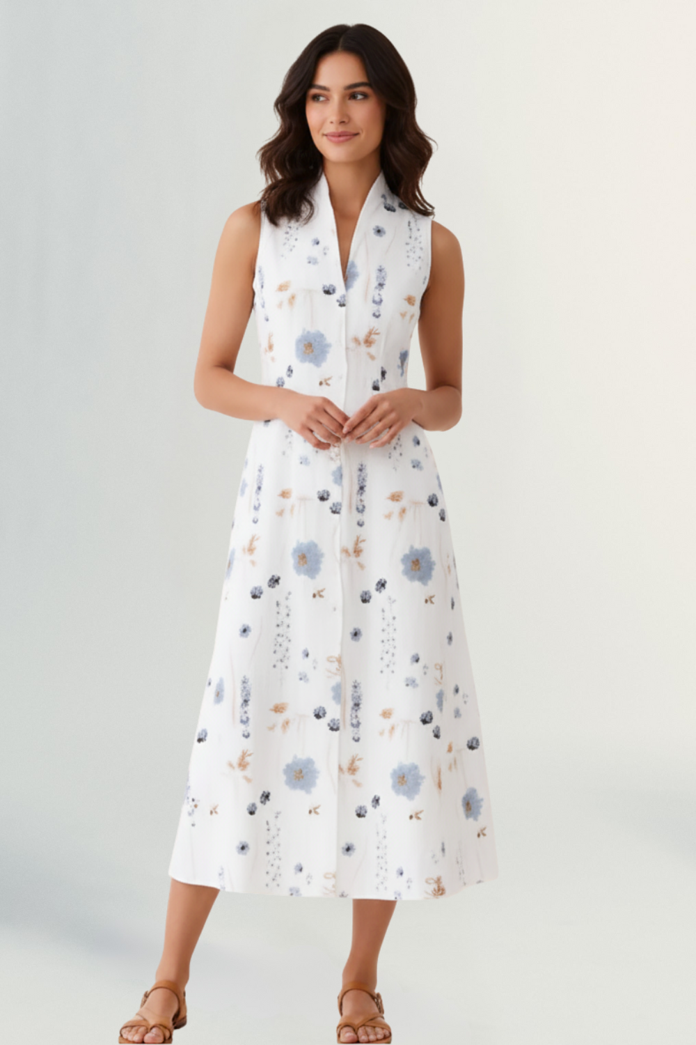 Maëlle | Women’s Elegant Shirt Dress