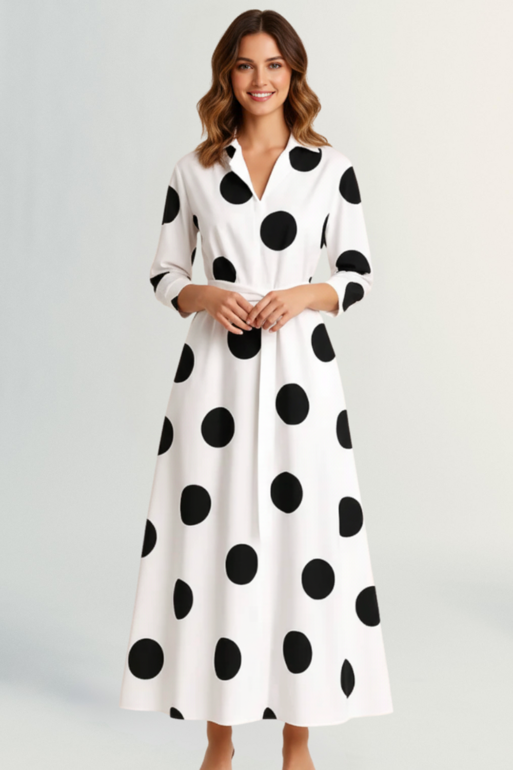 Maëlle | Women’s Elegant Shirt Dress