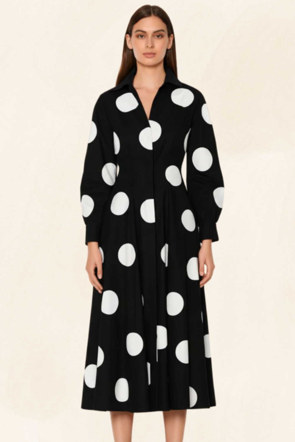 Maëlle | Women’s Elegant Shirt Dress