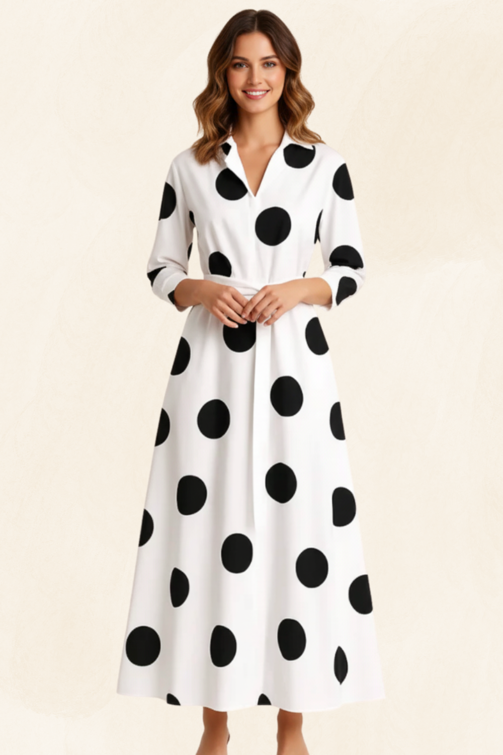 Maëlle | Women’s Elegant Shirt Dress