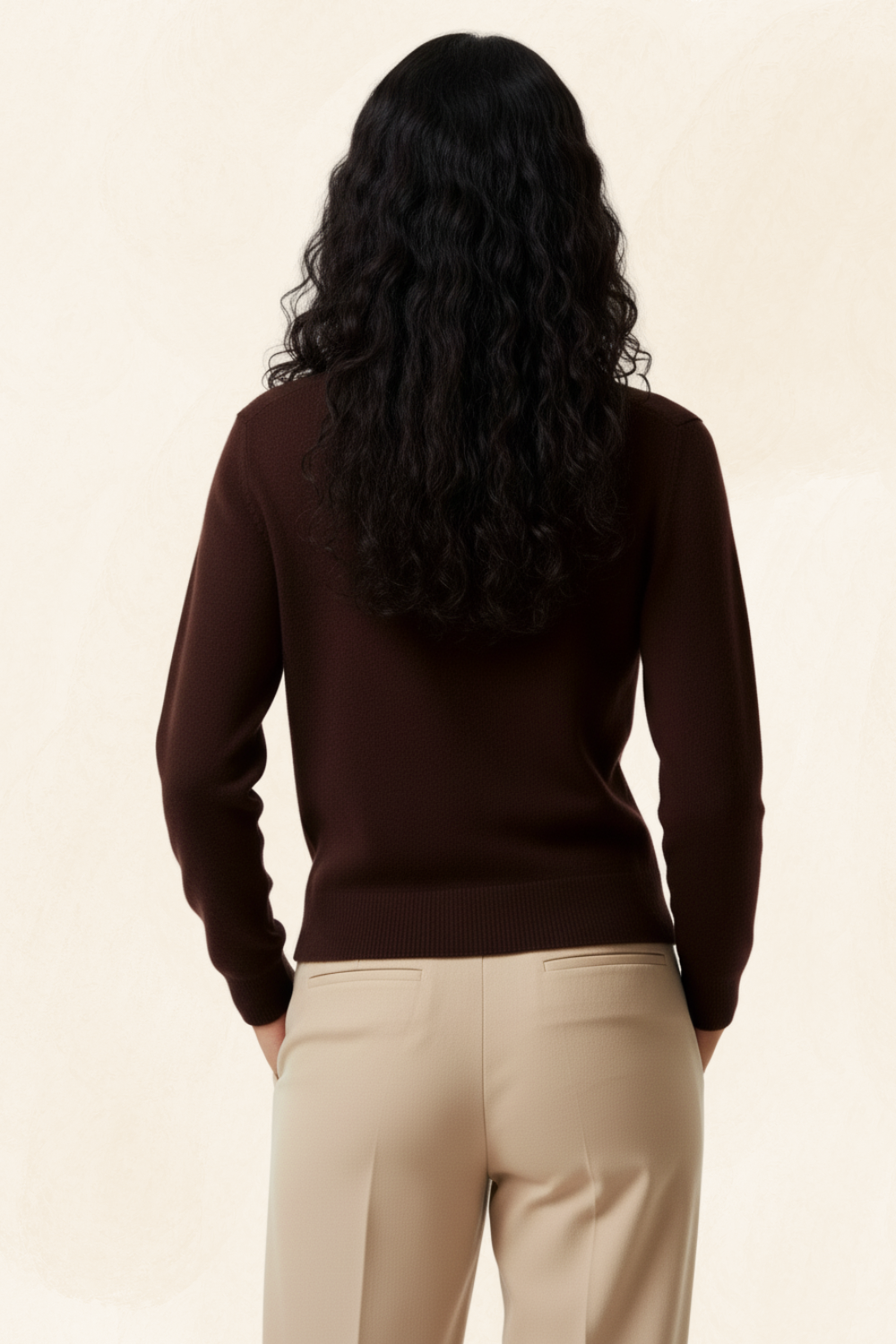 Marcelline | Women's Deep V-Neck Knit Cardigan