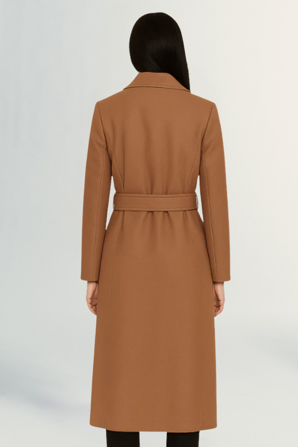 Noelle | Refined Belted Wool-Blend Trench Coat