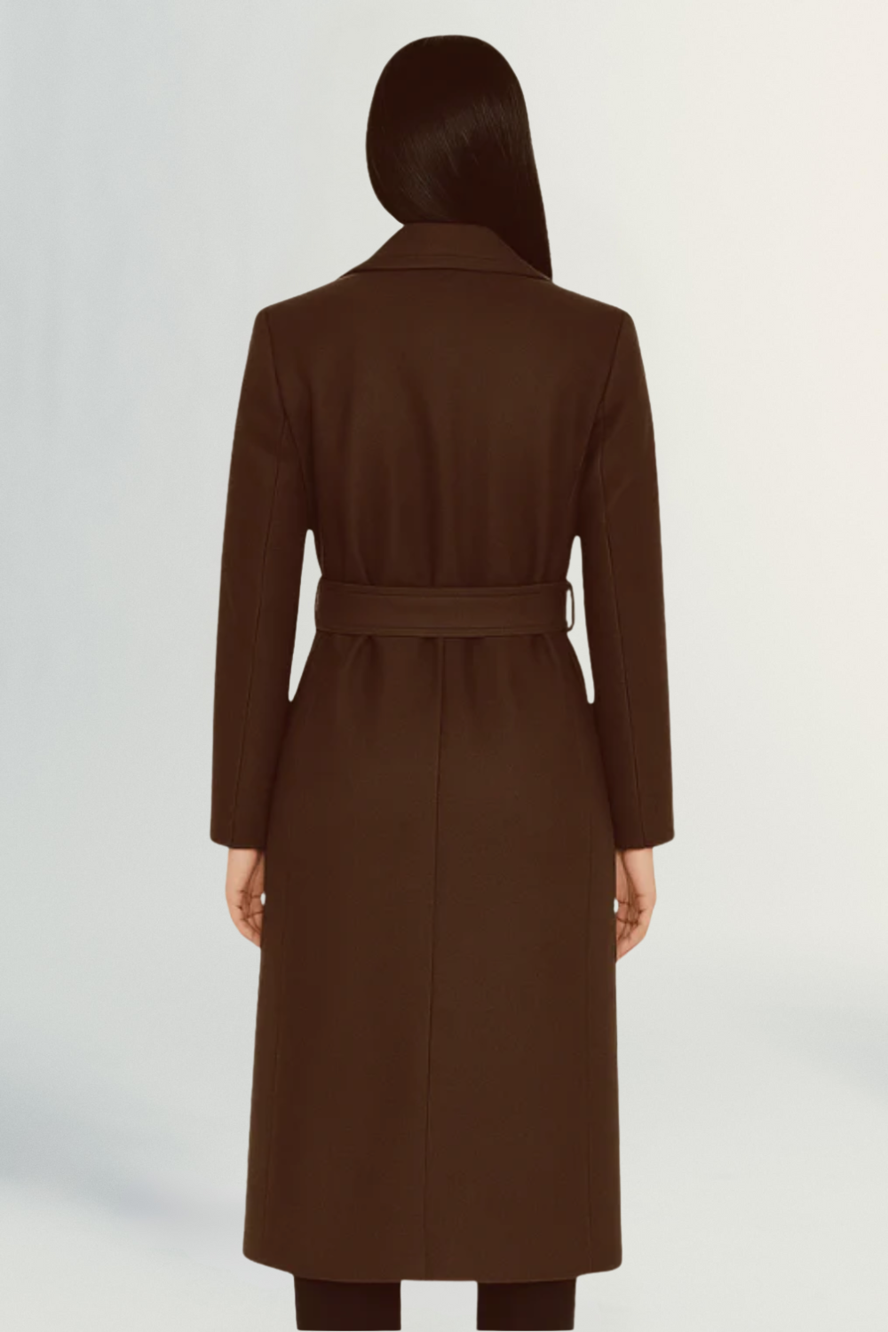 Noelle | Refined Belted Wool-Blend Trench Coat