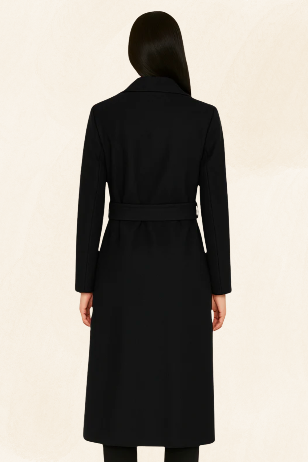 Noelle | Refined Belted Wool-Blend Trench Coat