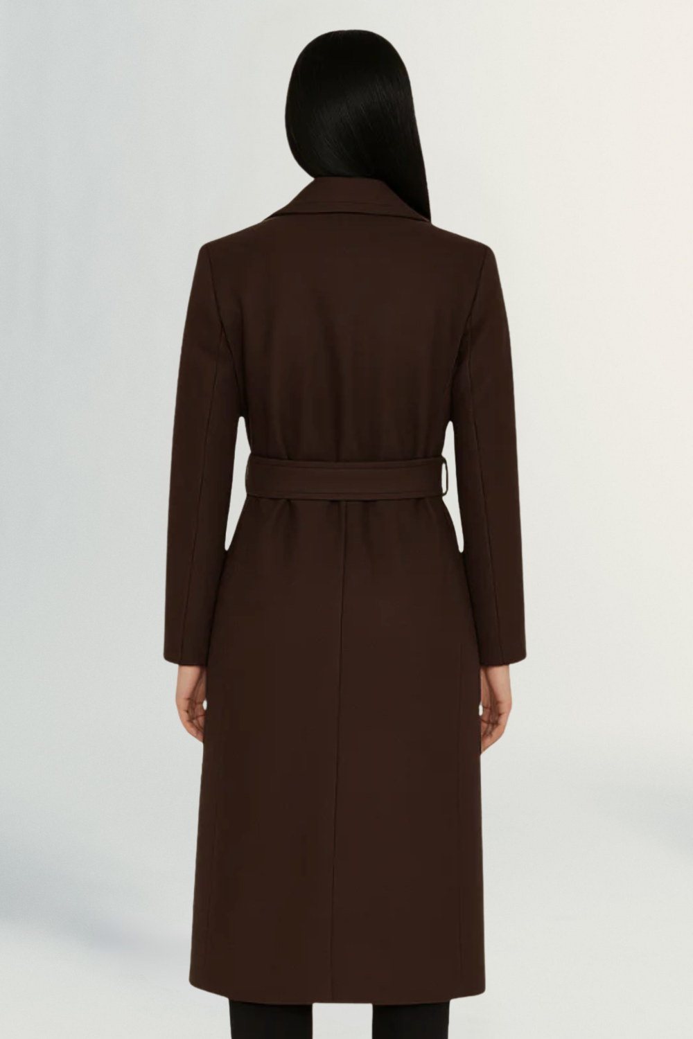 Noelle | Refined Belted Wool-Blend Trench Coat