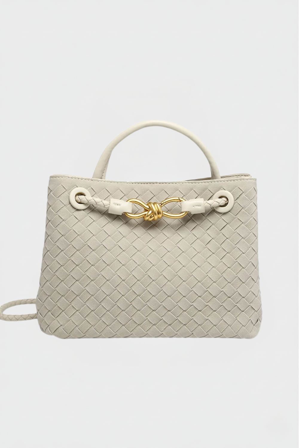 Odette | Women’s Braided Suede Shoulder Bag