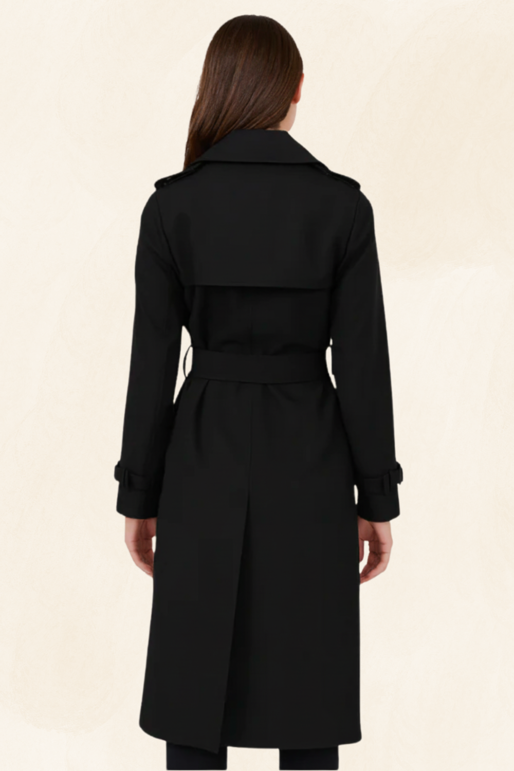 Parisienne Muse | Women's Luxe Tailored Trench Coat