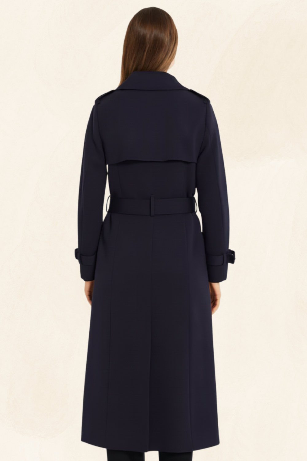 Parisienne Muse | Women's Luxe Tailored Trench Coat