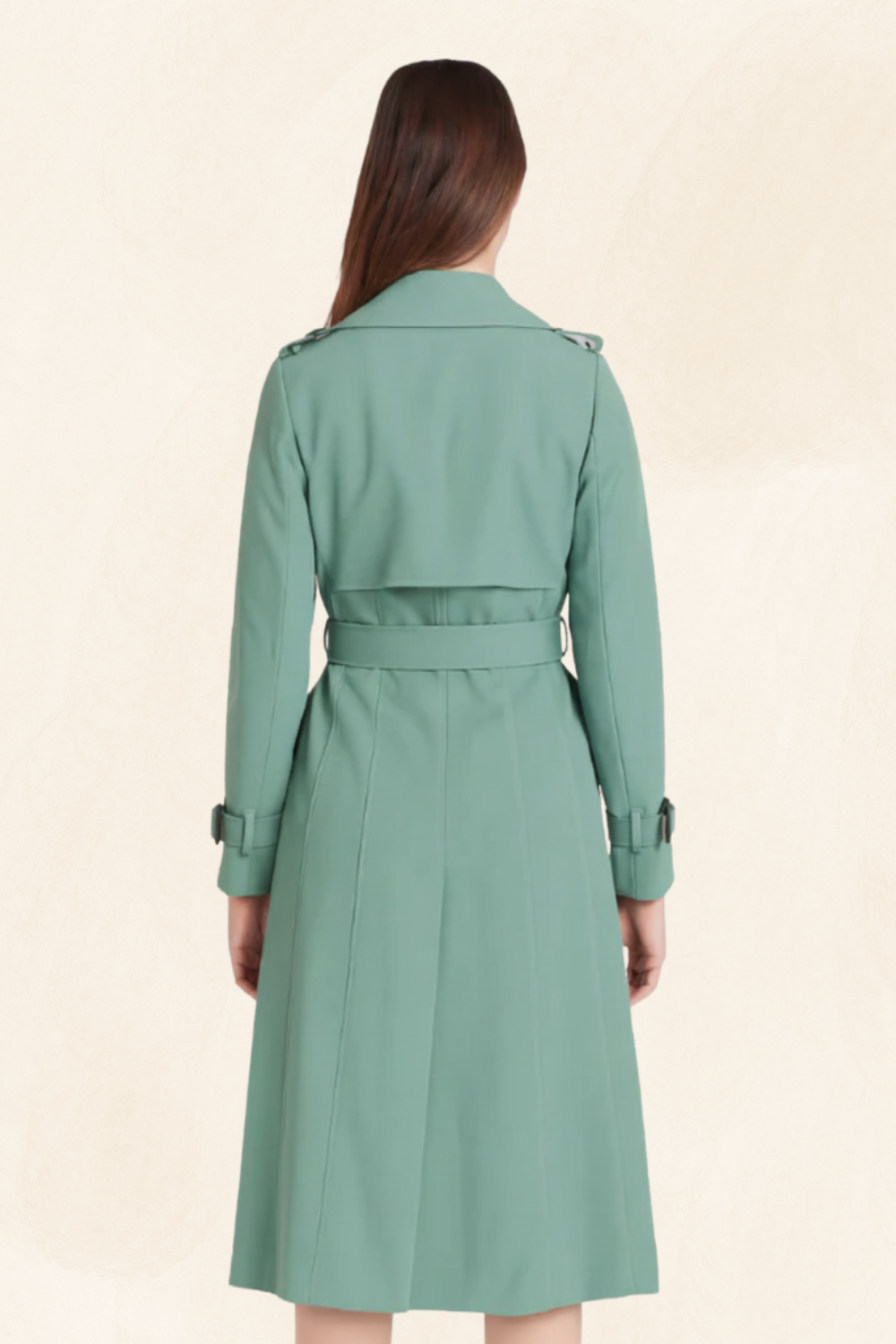 Parisienne Muse | Women's Luxe Tailored Trench Coat